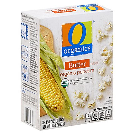 O Organics Organic Popcorn Butter - 3-3.5 Oz - Image 1