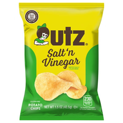 Utz Potato Chips Salt & Vinegar - 1.5 Oz - Image 3