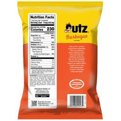 Utz Potato Chips Barbeque - 1.50 Oz - Image 6