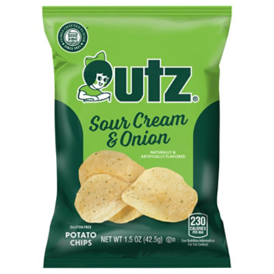 Utz Potato Chips Sour Cream & Onion - 1.5 Oz - Image 3