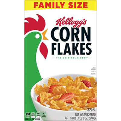 Corn Flakes Breakfast Cereal 8 Vitamins and Minerals Original - 18 Oz - Image 4