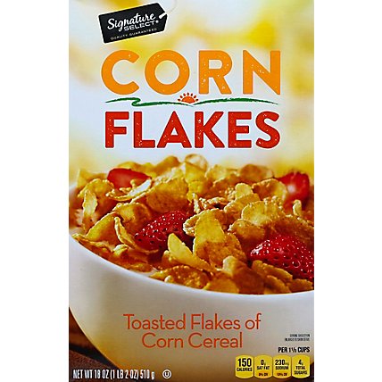 Signature SELECT Cereal Corn Flakes - 18 Oz - Image 2
