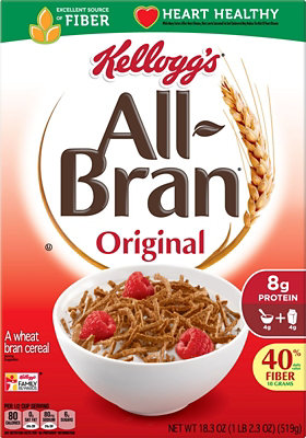 All-Bran Breakfast Cereal Original - 18.3 Oz - Image 1