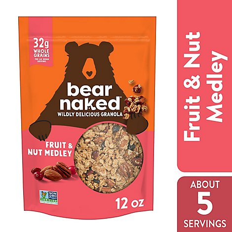 Bear Naked Granola Cereal Vegetarian Fruit and Nut - 12 Oz