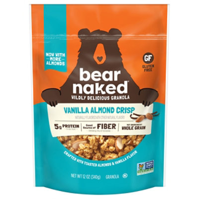 Bear Naked Vanilla Almond Crisp Gluten Free 5g Protein Fiber Granola - 12 Oz - Image 4