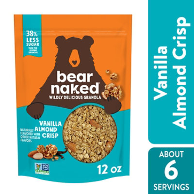 Bear Naked Fit Granola Cereal Vegan Vanilla Almond - 12 Oz