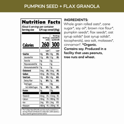 Nature's Path Pumpkin Seed Flax Granola - 11.5 Oz - Image 4