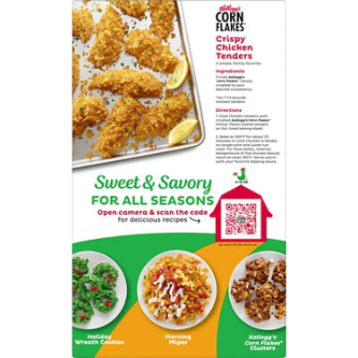 Kellogg's Corn Flakes Original 8 Vitamins and Minerals Breakfast Cereal - 12 Oz - Image 7
