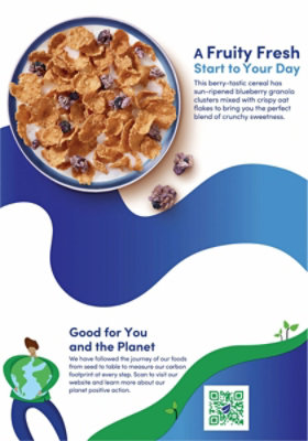 Kashi Organic Vegan Protein Blueberry Clusters Breakfast Cereal - 13.4 Oz - Image 5