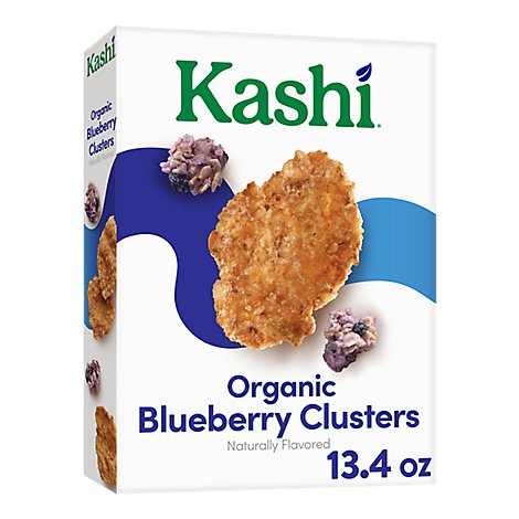 Kashi Organic Vegan Protein Blueberry Clusters Breakfast Cereal - 13.4 Oz
