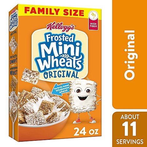 Frosted Mini-Wheats High Fiber Breakfast Cereal - 24 Oz
