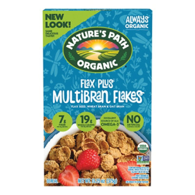 Nature's Path Organic Flax Plus Multibran Flakes Cereal - 13.25 Oz - Image 3