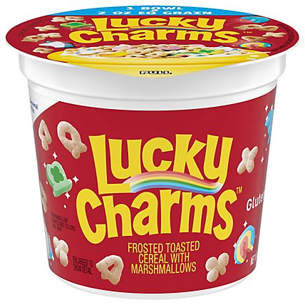 Lucky Charms Cereal Frosted Toasted Oat With Marshmallow - 1.7 Oz - Image 1