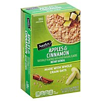 Signature SELECT Oatmeal Instant Apples & Cinnamon - 10-1.23 Oz - Image 1