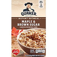 Quaker Oatmeal Instant Maple & Brown Sugar - 10-1.51 Oz - Image 2