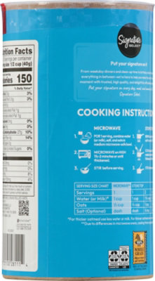 Signature SELECT Oatmeal Quick One Minute - 18 Oz - Image 5