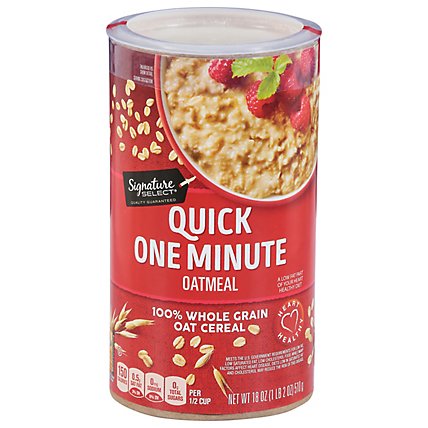 Signature SELECT Oatmeal Quick One Minute - 18 Oz - Image 2