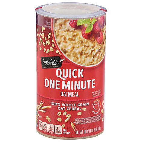 Signature SELECT Oatmeal Quick One Minute - 18 Oz