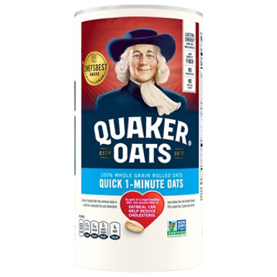 Quaker Oats Quick 1 Minute - 18 Oz - Image 3