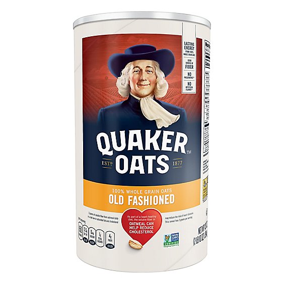 Quaker Oats Whole Grain Old Fashioned - 42 Oz