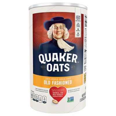 Quaker Oats Whole Grain Old Fashioned 42 Oz Vons