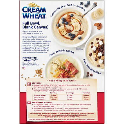 Cream of Wheat Cereal Hot 2 1/2 Minute Cook Time - 28 Oz - Image 5
