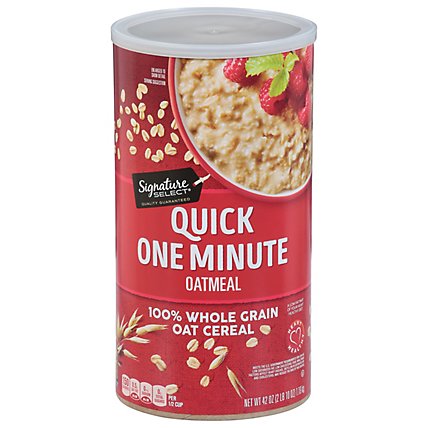 Signature SELECT Oatmeal Quick One Minute - 42 Oz - Image 2