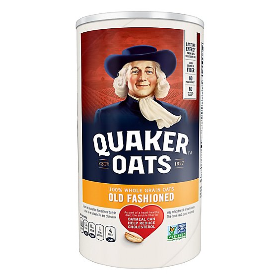 Quaker Oats 100% Whole Grain Old Fashioned - 18 Oz