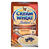 Cream of Wheat Cereal Hot Instant Maple Brown Sugar - 10 Count - Image 2