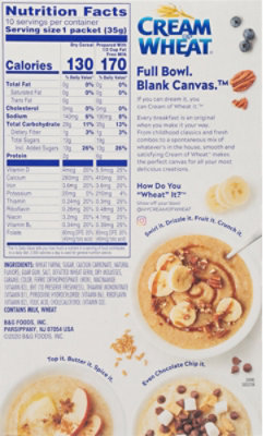 Cream of Wheat Cereal Hot Instant Maple Brown Sugar - 10 Count - Image 5