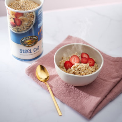 Nature's Path Organic Steel Cut Whole Grain Oatmeal - 30 Oz - Image 5