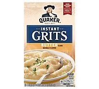 Quaker Grits Instant Butter Flavored - 12-1 Oz