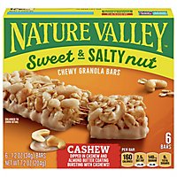 Nature Valley Granola Bars Sweet & Salty Nut Cashew - 6-1.2 Oz - Image 2