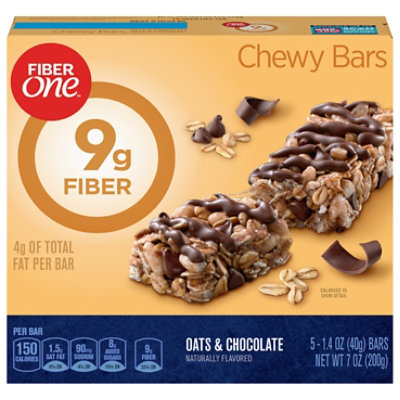 Fiber One Chewy Bars Oats & Chocolate - 5-1.4 Oz - Image 3