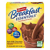 Carnation Breakfast Essentials Nutritional Milk Chocolate Powder Drink Mix - 10-1.26 Oz - Image 3