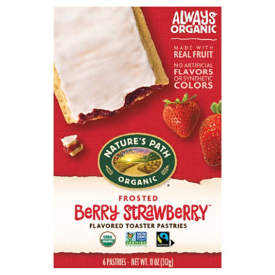 Nature's Path Organic Frosted Berry Strawberry Toaster Pastries - 6 Count - Image 3