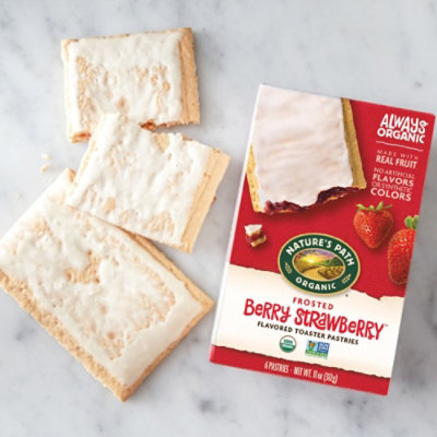 Nature's Path Organic Frosted Berry Strawberry Toaster Pastries - 6 Count - Image 7