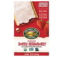 Natures Path Organic Toaster Pastries Frosted Berry Strawberry - 11 Oz