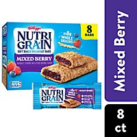 Nutri-Grain Soft Baked Mixed Berry Whole Grains Breakfast Bars 8 Count - 10.4 Oz - Image 2