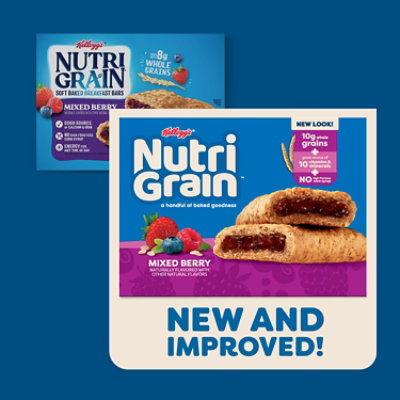 Nutri-Grain Soft Baked Breakfast Bars Mixed Berry Kids Snacks 8 Count - 10.4 Oz - Image 2