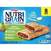 Nutri-Grain Soft Baked Apple Cinnamon Whole Grains Breakfast Bars 8 Count - 10.4 Oz - Image 5
