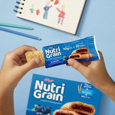 Nutri-Grain Soft Baked Breakfast Bars Blueberry Kids Snacks 8 Count - 10.4 Oz - Image 5