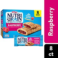 Nutri-Grain Soft Baked Raspberry Whole Grains Breakfast Bars 8 Count - 10.4 Oz - Image 2