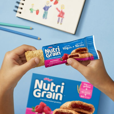 Nutri-Grain Soft Baked Breakfast Bars Raspberry Kids Snacks 8 Count - 10.4 Oz - Image 5