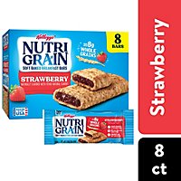 Nutri-Grain Soft Baked Strawberry Whole Grains Breakfast Bars 8 Count - 10.4 Oz - Image 2
