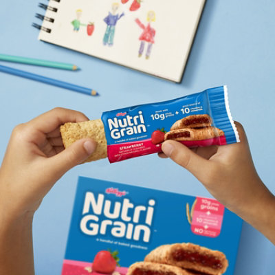 Nutri-Grain Soft Baked Breakfast Bars Strawberry Kids Snacks 8 Count - 10.4 Oz - Image 5