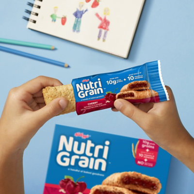 Nutri-Grain Breakfast Bars Cherry Made with 10g Whole Grains - 8 - 10.4 Oz - Image 5