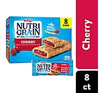 Nutri-Grain Soft Baked Cherry Whole Grains Breakfast Bars 8 Count - 10.4 Oz