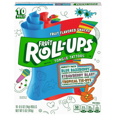 Fruit Roll-Ups Fruit Flavored Snacks Variety Pack - 10-0.5 Oz - Image 3