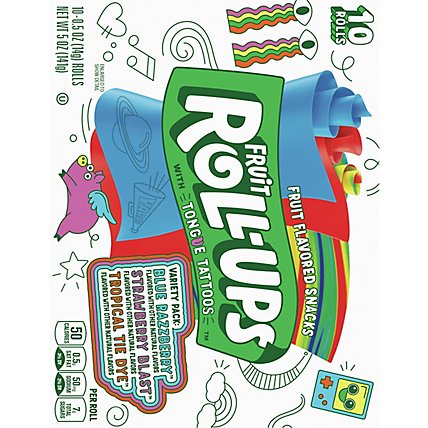 Fruit Roll-Ups Fruit Flavored Snacks Variety Pack - 10-0.5 Oz - Image 6